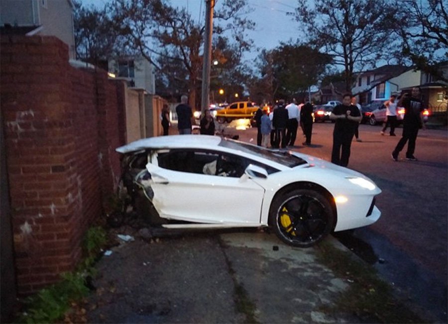 tiktok car accident lamborghini