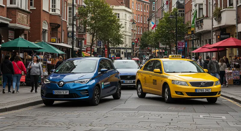 Compare ridesharing companies and taxis