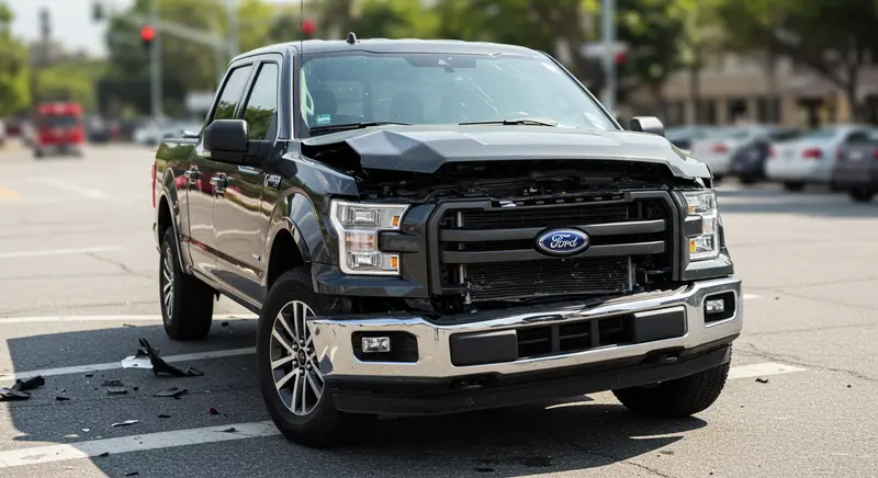Ford F-150 accident