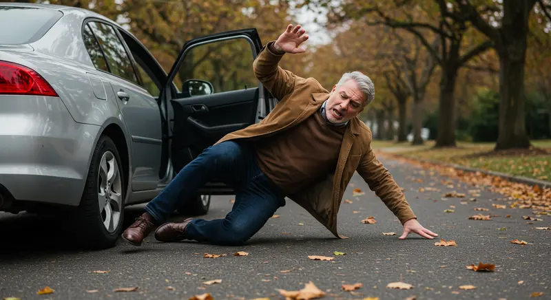 Fall While Exiting Your Car
