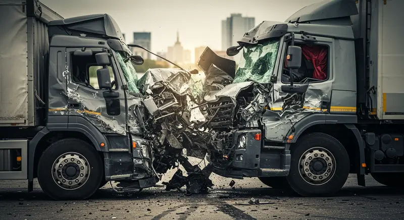 avoid crashes with large trucks