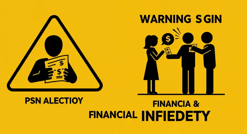 warning signs of financial infidelity