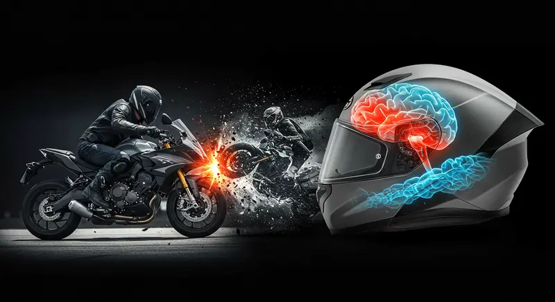 Helmets reduce the risk of fatal injury