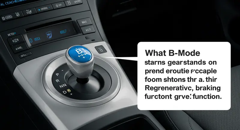What Is The B Mode On The Prius Shifter