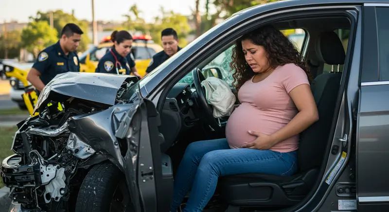car accident while pregnant