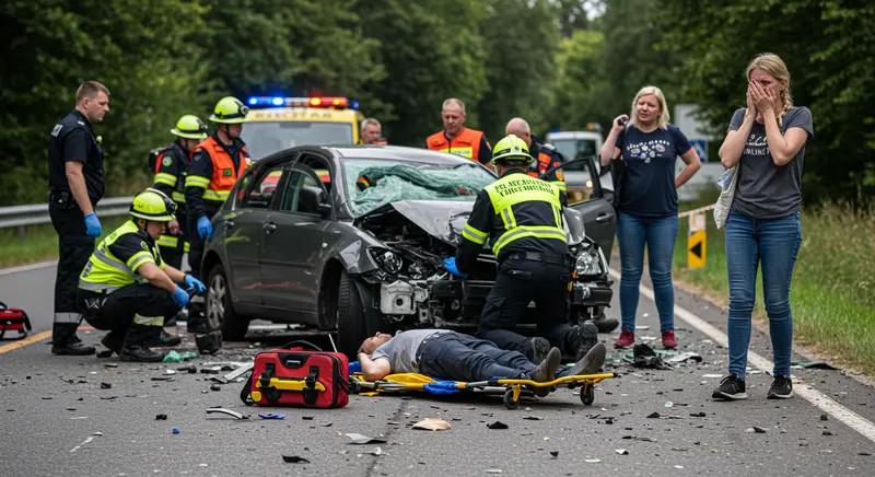 hurt in a road accident