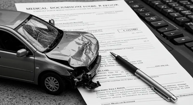 Medical documentation after a car crash
