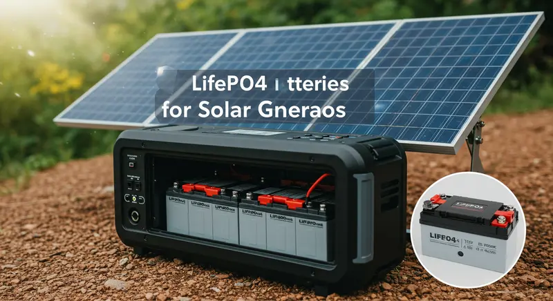LiFePO4 Batteries for Solar Generators