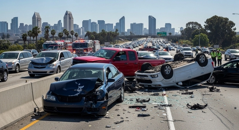 San Diego’s real car crash data