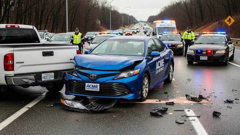 Crashes with Rental Cars