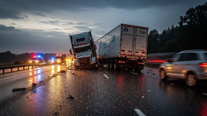 Jackknife truck accidents