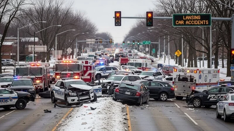 lansing car accidents