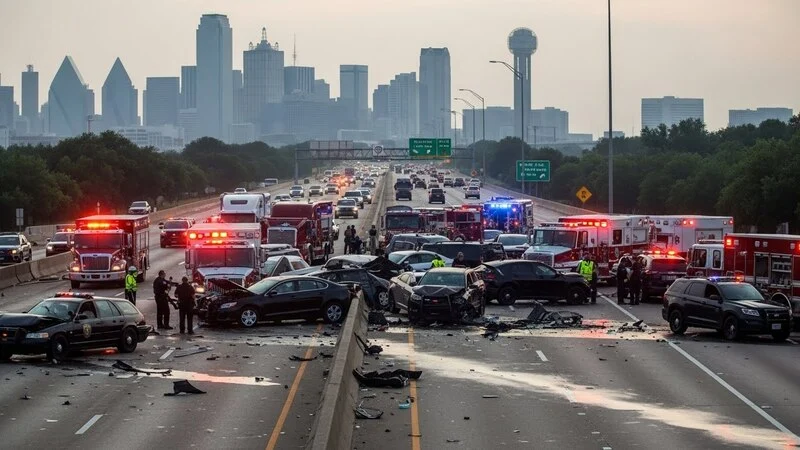 the riskiest roads in Dallas