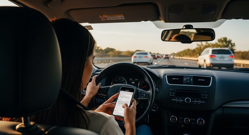 Texting while driving