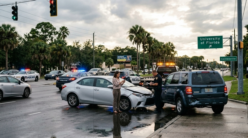 car accident claim in Gainesville