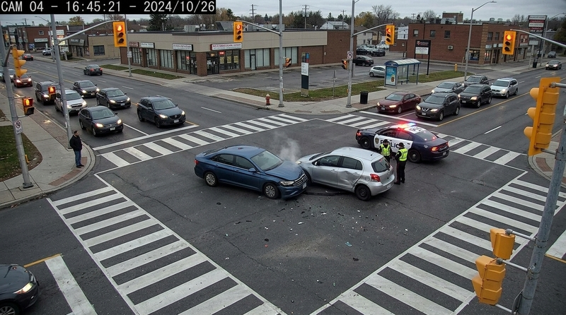 traffic camera footage