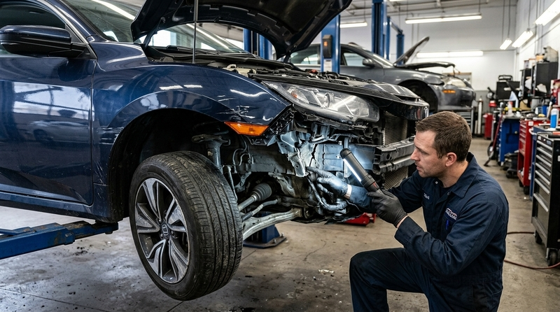 hidden car damage after an accident