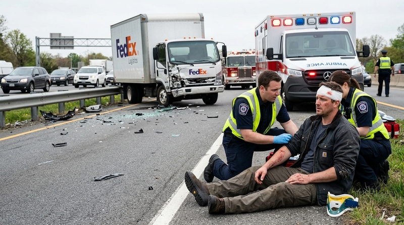 injured in a truck accident