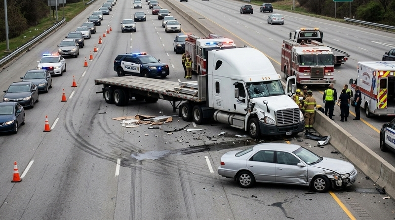 after a serious truck accident