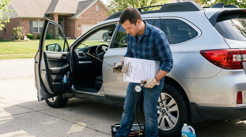 vehicle preparation checklist